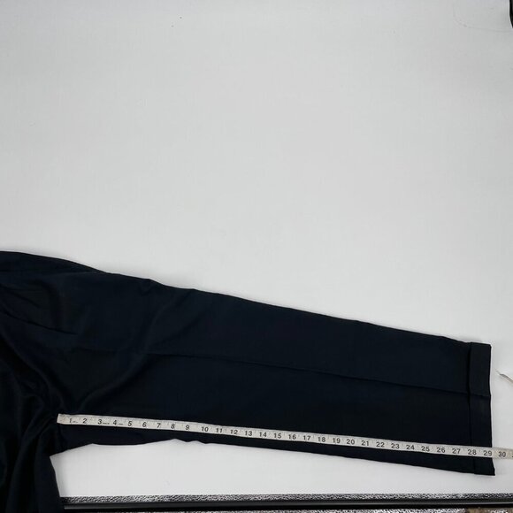 Greg Norman Black Pleated Cuffed Pants Mens Size 32x34 Classic Career Business - Picture 8 of 8